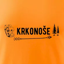 Krkonoše nápis