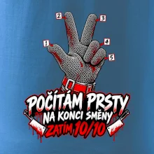 Řezník počítám prsty na konci směny
