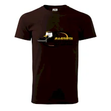 Bagrista v kruhu - vlastní nápis