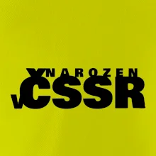 Nápis - Narozen v ČSSR