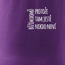 Běžím domů protože tam ještě nikdo není - na prsu