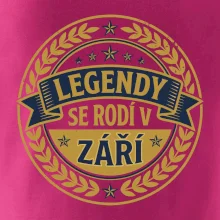 Legendy se rodí v září - Retro emblém