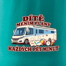 Dítě měním plány každých pět minut integrovaný obytňák