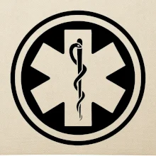 Rescue logo samostatné kulaté