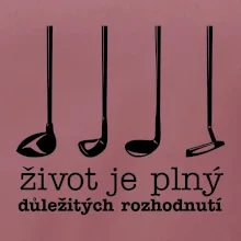 Golf - důležitá rozhodnutí