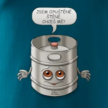 Opuštěné štěně - sud (Hana-creative)