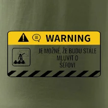 Warning mluvení - Śéf