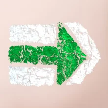 Párová turistická značka zelená