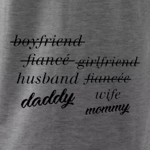 Partnerské triko nastávající rodiče