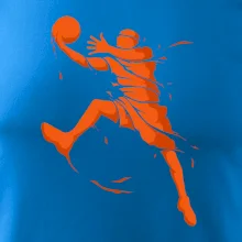 Basketball player splash