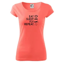 Eat sleep fly repeat