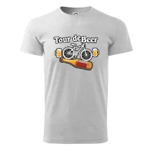 Tour de beer - kolo - pivo a nápis na zádech