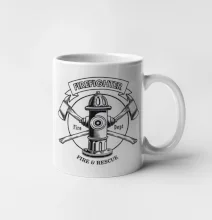 Firefighter logo Fire and rescue