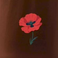 Vlčí mák kreslený velký