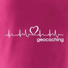 Moje srdce bije pro Geocaching -text