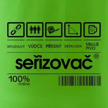 Čárový kód - seřizovač