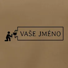 Instalatér - jméno v rámečku