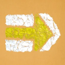 Párová turistická značka žlutá