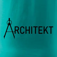 Architekt nápis