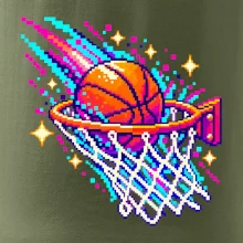 Pixel art basketbalový koš