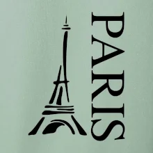 Paris nápis Eiffelovka na výšku