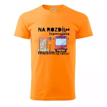 Na rozdíl od tramvajáka musím koukat na cestu