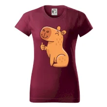 Kapybara s palcem nahoru