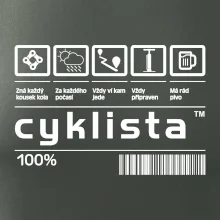 Čárový kód - Cyklista