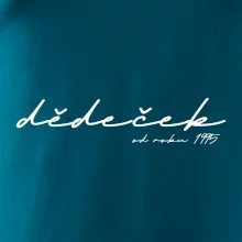 Psací nápis dědeček s ročníkem