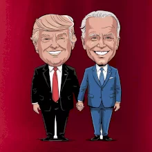 Trump a Biden - velký kamarádi