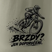 Brzdy jen doporučení - biker v zatáčce