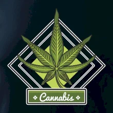 Cannabis list kosočtverec