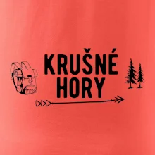 Krušné hory nápis