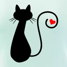 Zamilovaná kočka ocásek