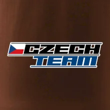 Czech team s vlajkou - Mistrovství světa v ledním hokeji 2026