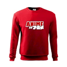 Anime nápis červený