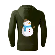 Sněhulák se šálou