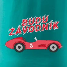 Budu závodník červené staré auto