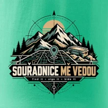 Souřadnice mě vedou horská mapa