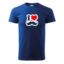 i love mustache - obrys i love mustache - obrys