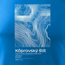 Kôprovský štít - vrstevnice v obdélníku