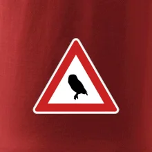 Dopravní značka - Pozor sova