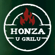 Vlastní jméno u grilu v kruhu Vlastní jméno u grilu v kruhu
