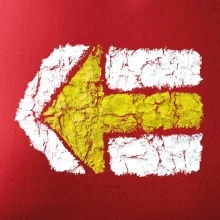 Párová turistická značka žlutá