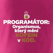 ROGRAMÁTOR Organismus, který mění kofein v kód