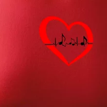 Moje srdce bije pro hudbu - srdce malé