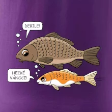 Hezké Vánoce Kapr a Koi kapr (Hana-creative)