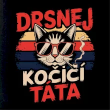 Drsnej kočičí táta