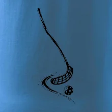 Minimalistická florbalka s míčkem