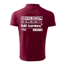 Čárový kód řidič kamionu